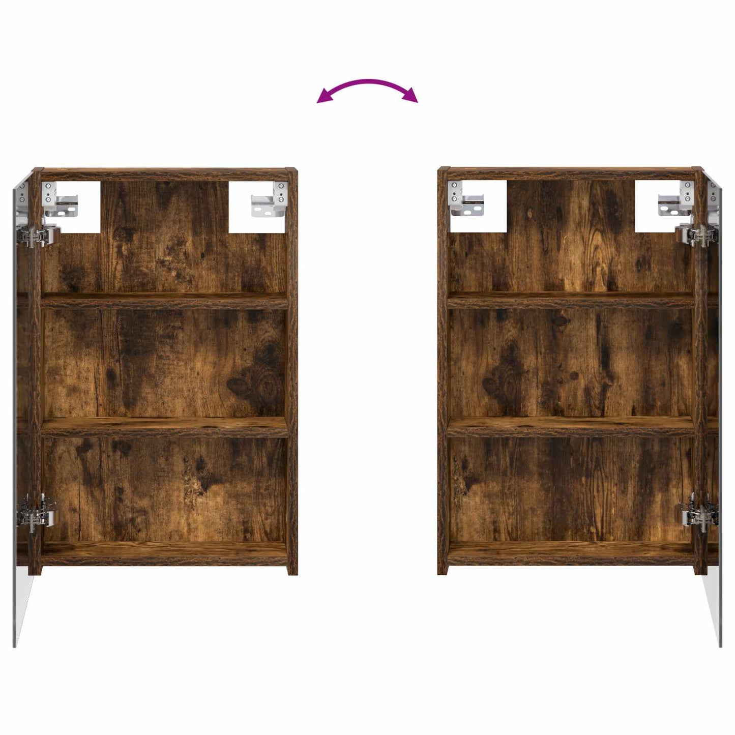 Bathroom Cabinet Set 3 pcs 120 x 10.5 x 60.5 cm Engineered wood