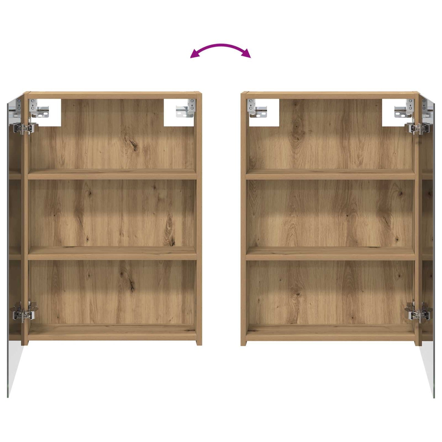 Bathroom Cabinet Set 3 pcs 140 x 14.5 x 70 cm Engineered wood