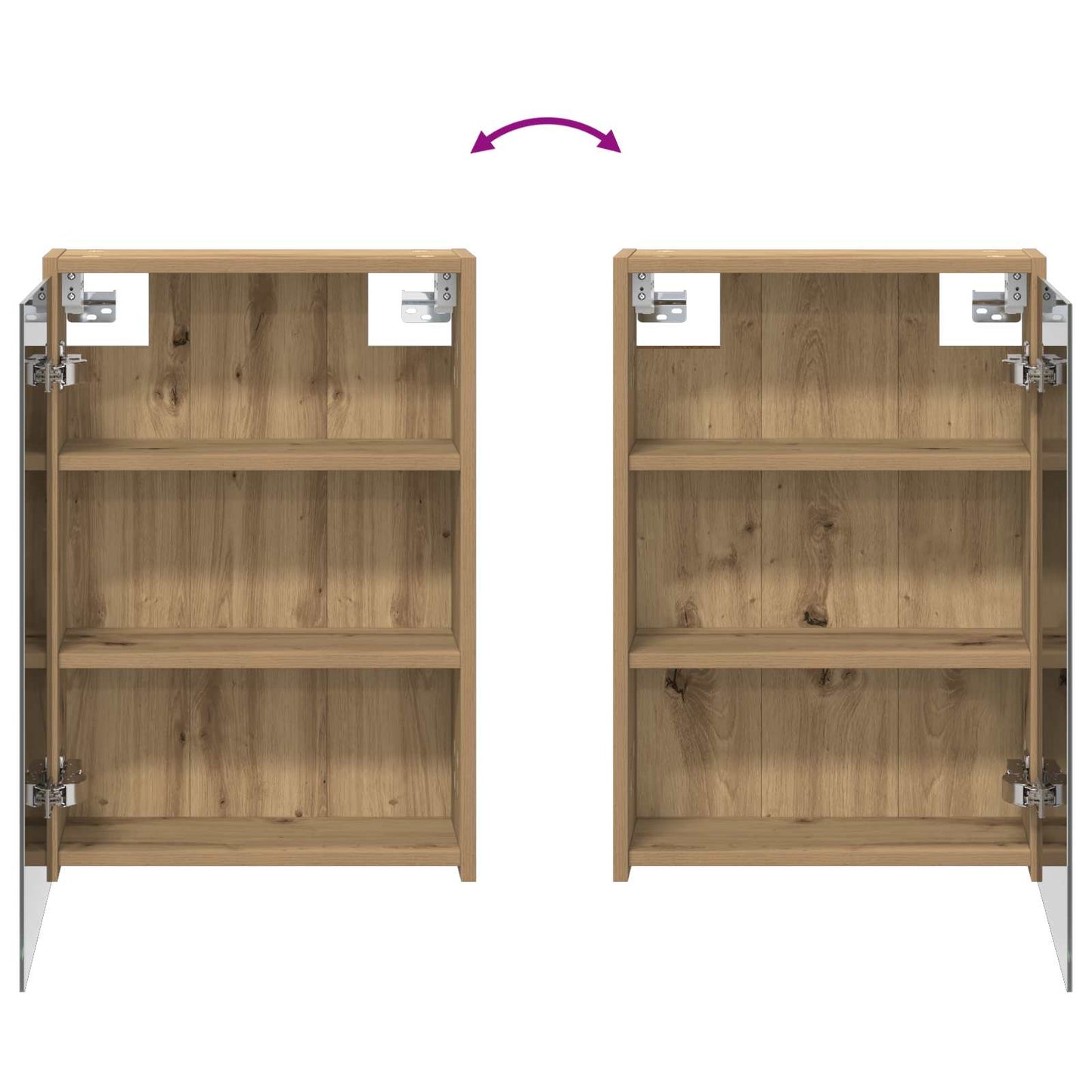 Bathroom Cabinet Set 3 pcs 116 x 16 x 62.5 cm Engineered wood