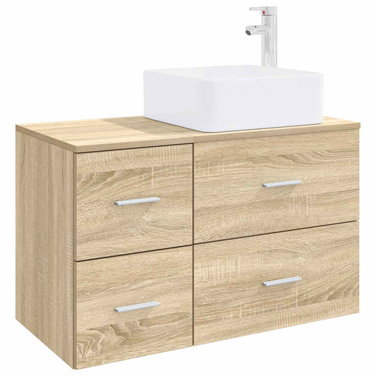 Bathroom Furniture Set 2 pcs Sonoma Oak Engineered Wood Bathroom Furniture Set 2 pcs Sonoma Oak Engineered Wood