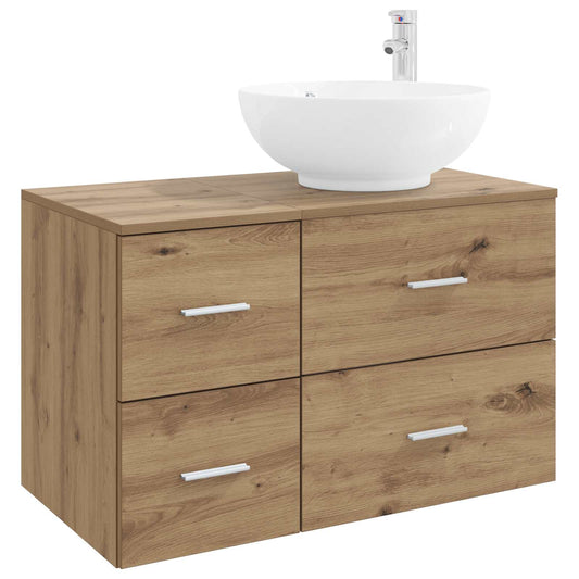Bathroom Furniture Set 2 pcs Artisan Oak Engineered Wood Bathroom Furniture Set 2 pcs Artisan Oak Engineered Wood