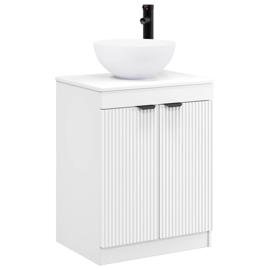 Bathroom Furniture Set White Engineered Wood Bathroom Furniture Set White Engineered Wood
