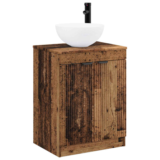 Bathroom Furniture Set Old Wood Engineered Wood Bathroom Furniture Set Old Wood Engineered Wood