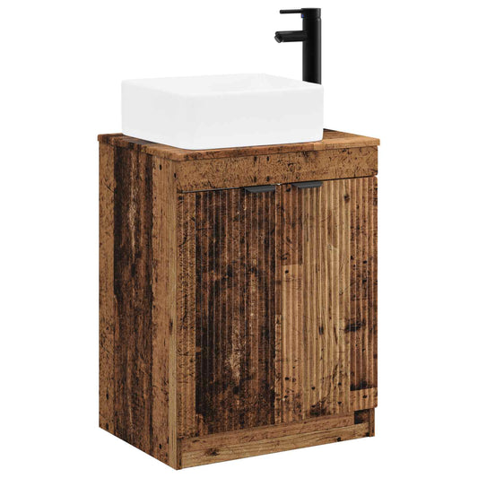 Bathroom Furniture Set Old Wood Engineered Wood Bathroom Furniture Set Old Wood Engineered Wood