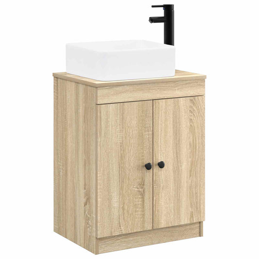 Bathroom Furniture Set Sonoma Oak Engineered Wood Bathroom Furniture Set Sonoma Oak Engineered Wood