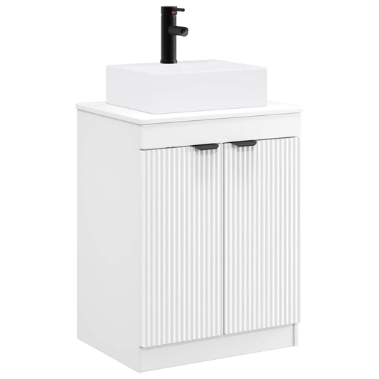 Bathroom Furniture Set White Engineered Wood Bathroom Furniture Set White Engineered Wood