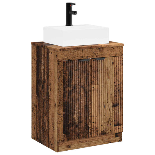 Bathroom Furniture Set Old Wood Engineered Wood Bathroom Furniture Set Old Wood Engineered Wood
