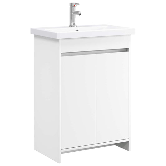 Bathroom Furniture Set White 61 x 40 x 84.5 cm Engineered Wood Bathroom Furniture Set White 61 x 40 x 84.5 cm Engineered Wood