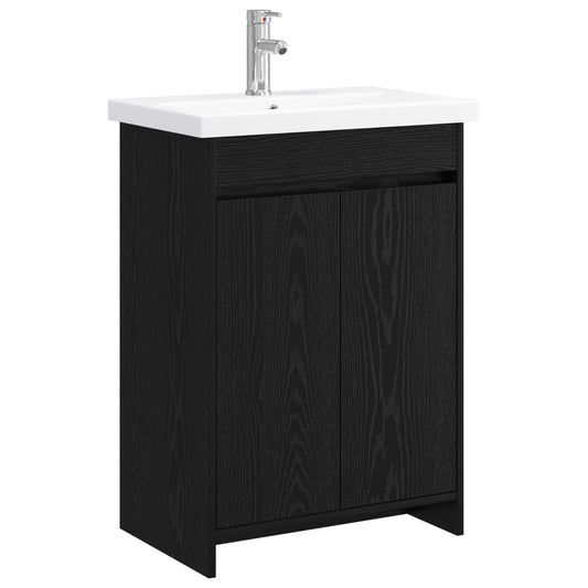 Bathroom Furniture Set Black Oak 81 x 40 x 84.5 cm Bathroom Furniture Set Black Oak 81 x 40 x 84.5 cm