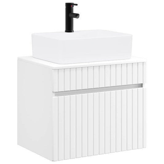 Bathroom Furniture Set White Engineered Wood Bathroom Furniture Set White Engineered Wood