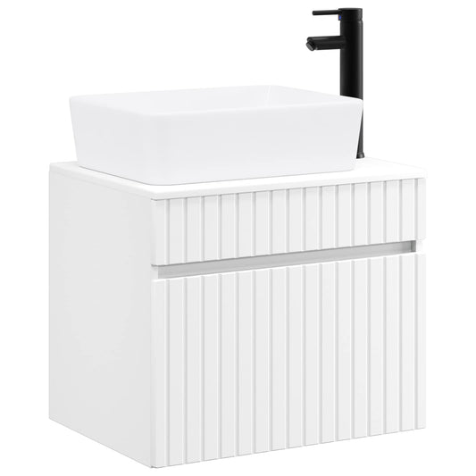Bathroom Furniture Set White Engineered Wood Bathroom Furniture Set White Engineered Wood