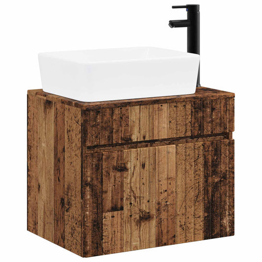 Bathroom Furniture Set Old Wood Engineered Wood Bathroom Furniture Set Old Wood Engineered Wood