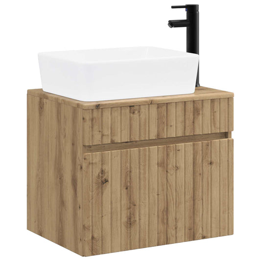 Bathroom Furniture Set Artisan Oak Engineered Wood Bathroom Furniture Set Artisan Oak Engineered Wood