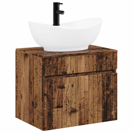 Bathroom Furniture Set Old Wood Engineered Wood Bathroom Furniture Set Old Wood Engineered Wood