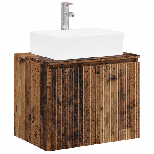 Bathroom Furniture Set Old Wood Engineered Wood Bathroom Furniture Set Old Wood Engineered Wood