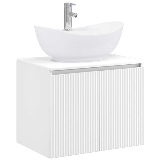 Bathroom Furniture Set White Engineered Wood Bathroom Furniture Set White Engineered Wood