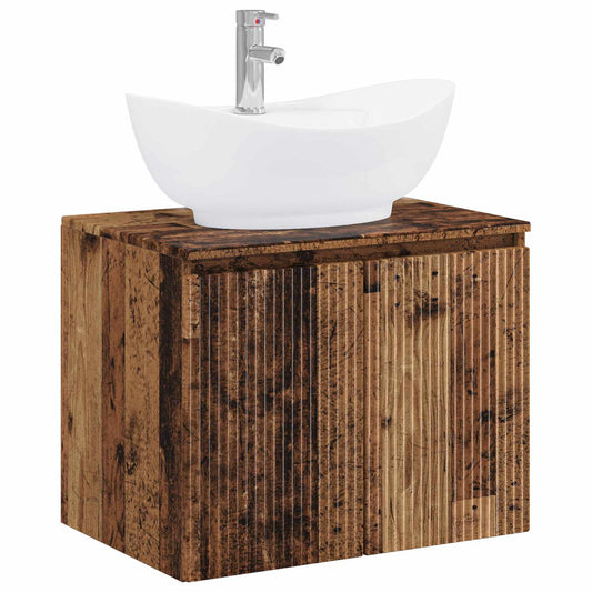 Bathroom Furniture Set Old Wood Engineered Wood Bathroom Furniture Set Old Wood Engineered Wood