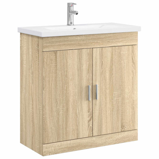 Bathroom Furniture Set Sonoma Oak 81 x 40 x 84.5 cm Bathroom Furniture Set Sonoma Oak 81 x 40 x 84.5 cm
