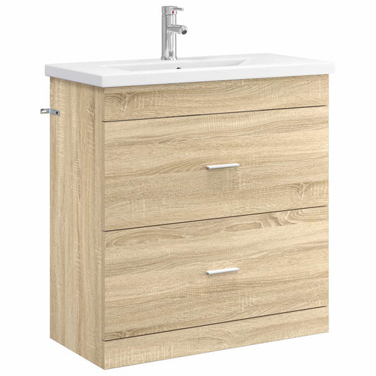 Bathroom Furniture Set Sonoma Oak 81 x 40 x 84.5 cm Bathroom Furniture Set Sonoma Oak 81 x 40 x 84.5 cm