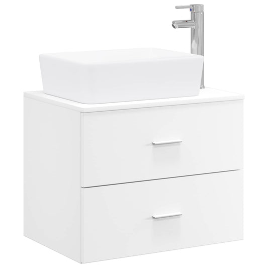 Bathroom Furniture Set White Engineered Wood Bathroom Furniture Set White Engineered Wood