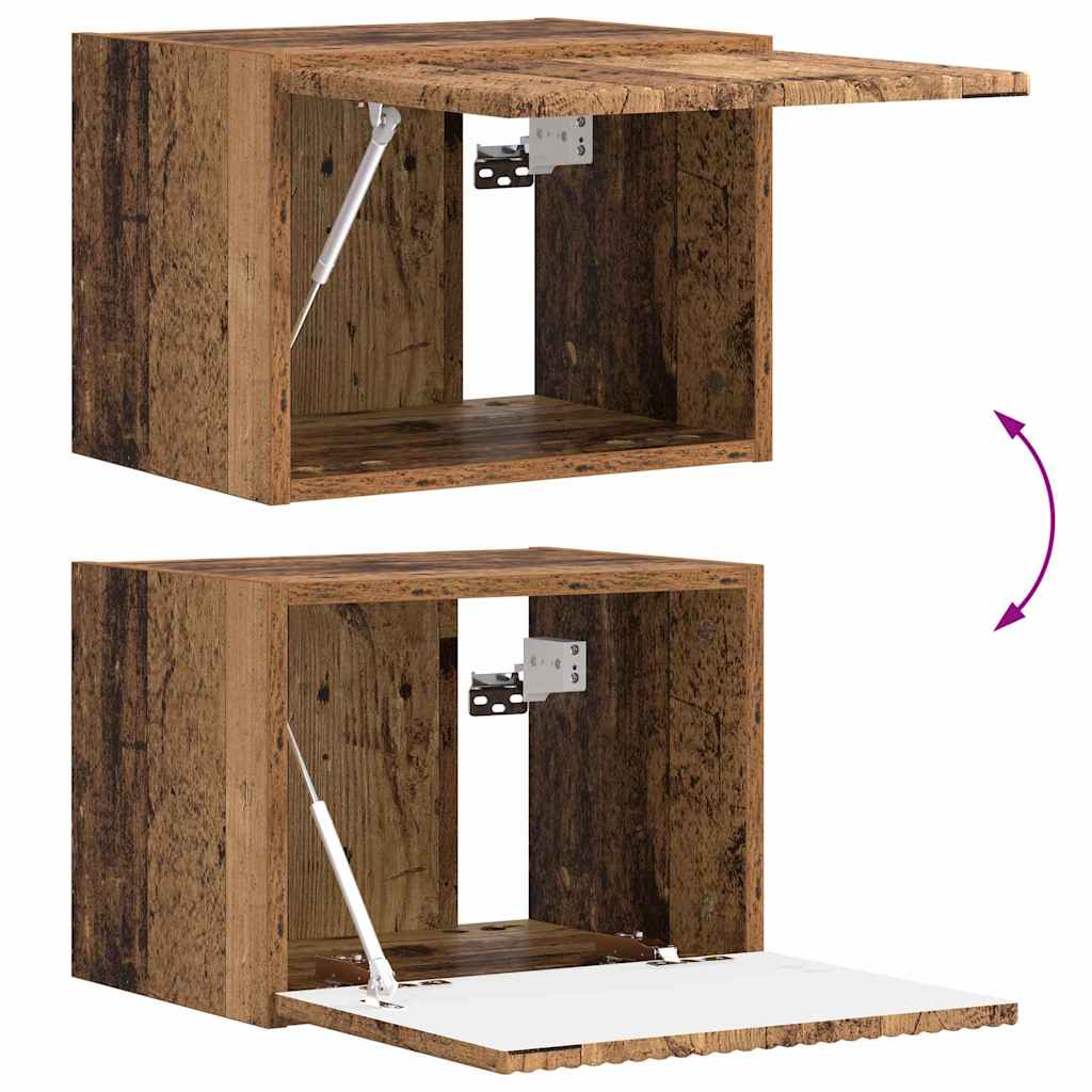 TV Wall Cabinet Old Wood 39 x 31 x 29.5 cm Engineered Wood