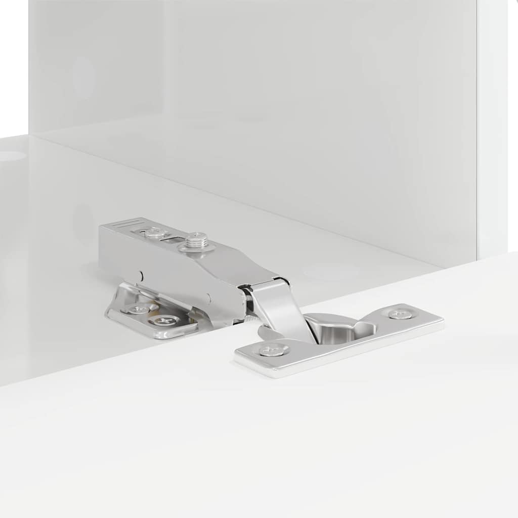 TV Wall Cabinet 2 pcs Gloss White 60 x 31 x 29.5 cm