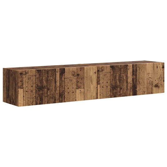 TV Wall Cabinet Wall-mounted 2 pcs Old Wood 78.5 x 31 x 29.5 cm TV Wall Cabinet Wall-mounted 2 pcs Old Wood 78.5 x 31 x 29.5 cm