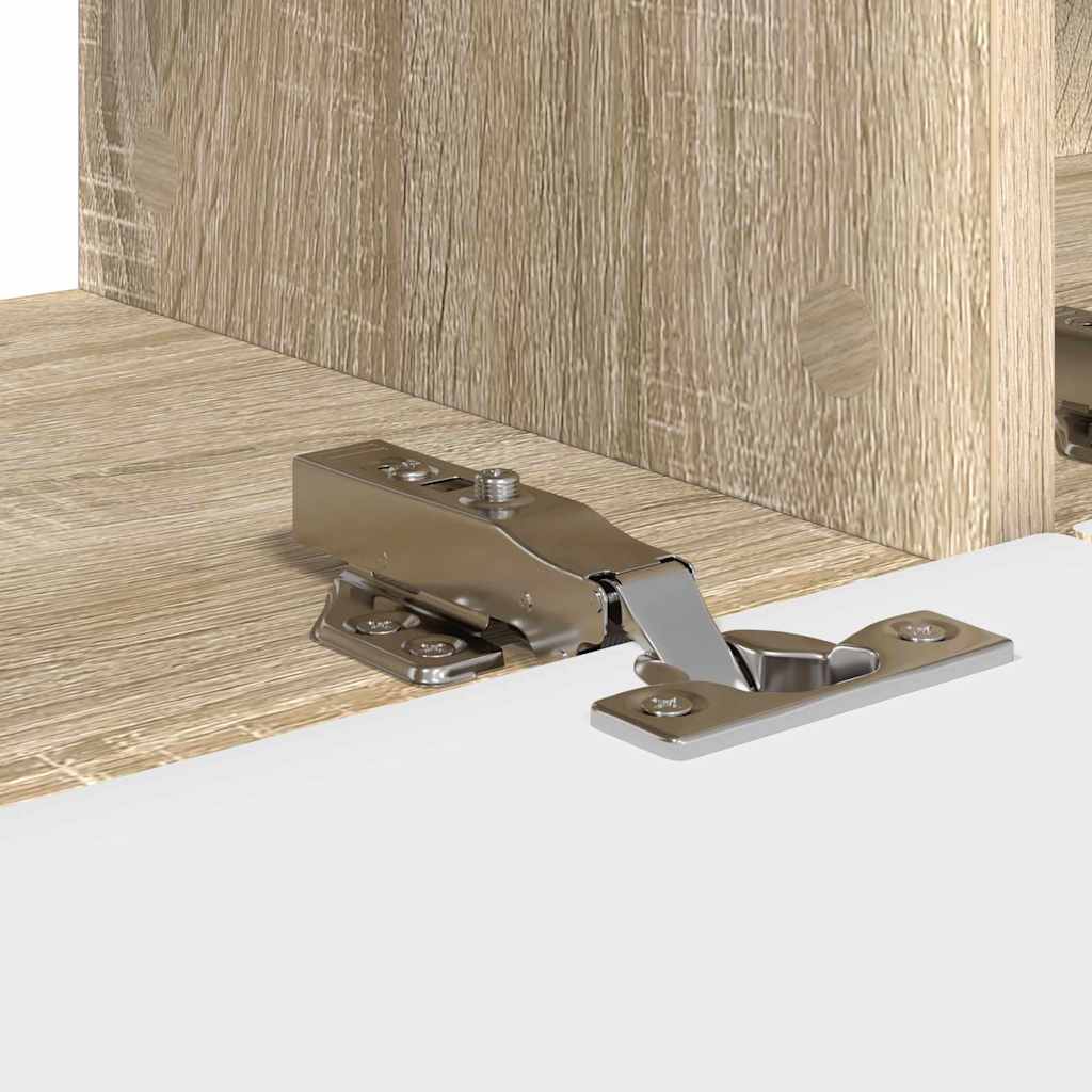 TV Wall Cabinet 2 pcs Sonoma 98 x 31 x 29.5 cm Engineered Wood