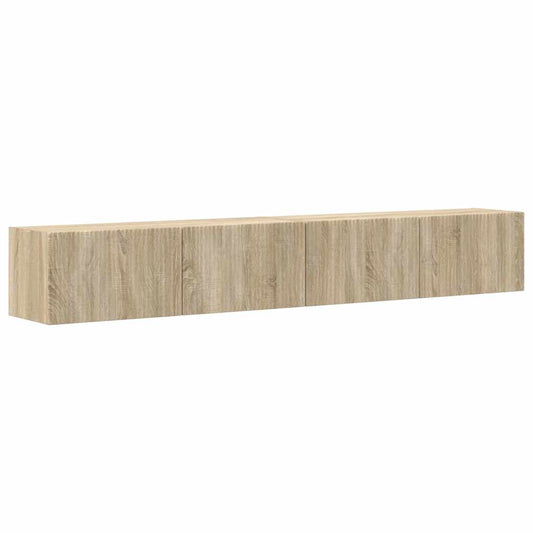 TV Wall Cabinet 2 pcs Sonoma Engineered Wood TV Wall Cabinet 2 pcs Sonoma Engineered Wood
