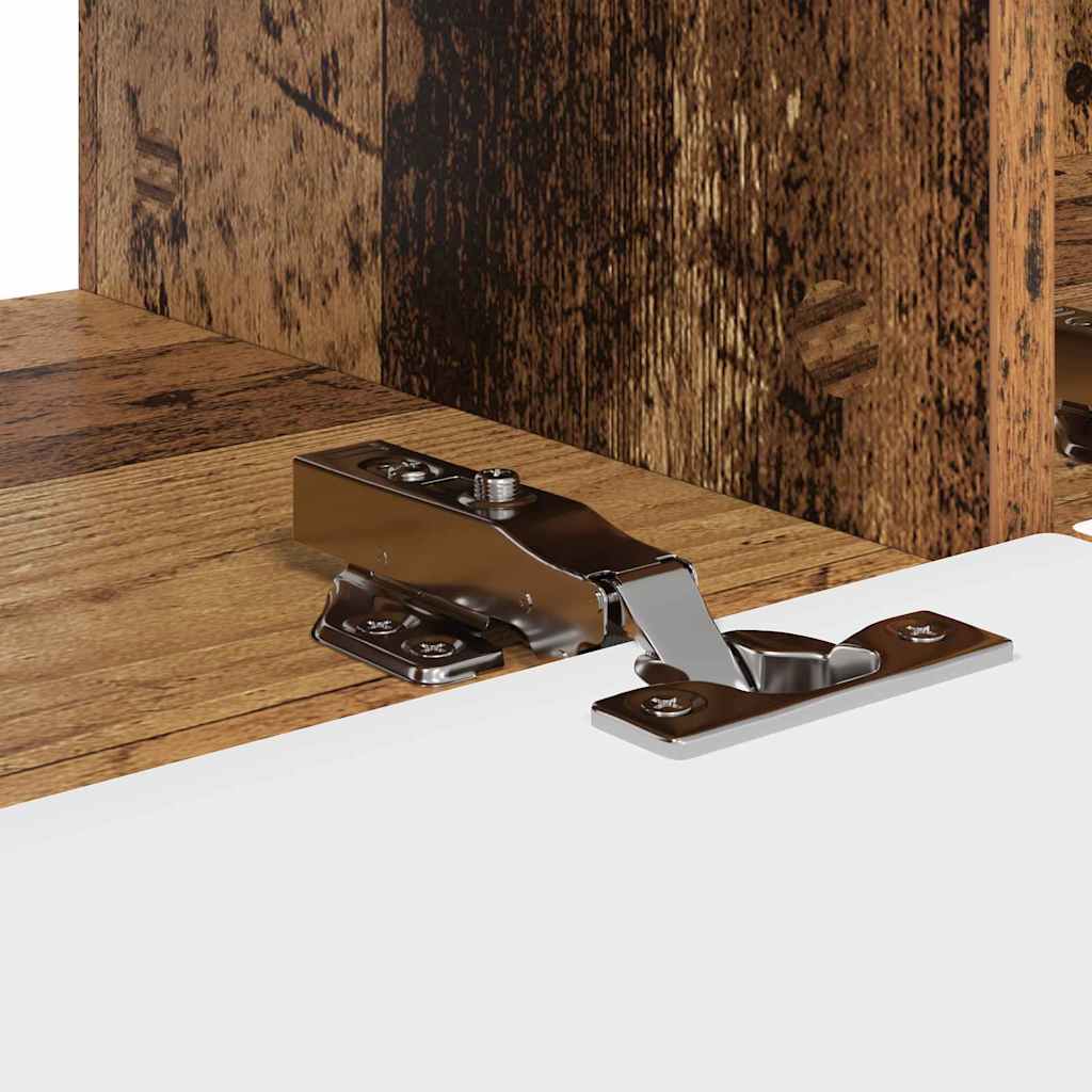 TV Wall Cabinet Wall-mounted 2 pcs Old Wood 98 x 31 x 29.5 cm