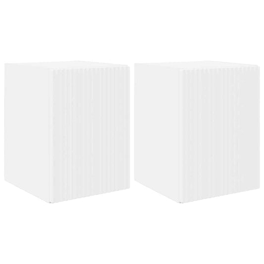 TV Wall Cabinet 2 pcs White 30 x 31 x 40 cm Engineered Wood TV Wall Cabinet 2 pcs White 30 x 31 x 40 cm Engineered Wood