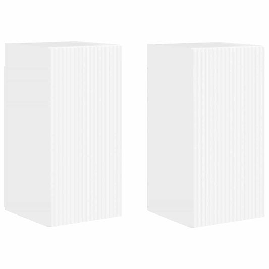 TV Wall Cabinet Wall-mounted 2 pcs Gloss White 30 x 31 x 60 cm TV Wall Cabinet Wall-mounted 2 pcs Gloss White 30 x 31 x 60 cm