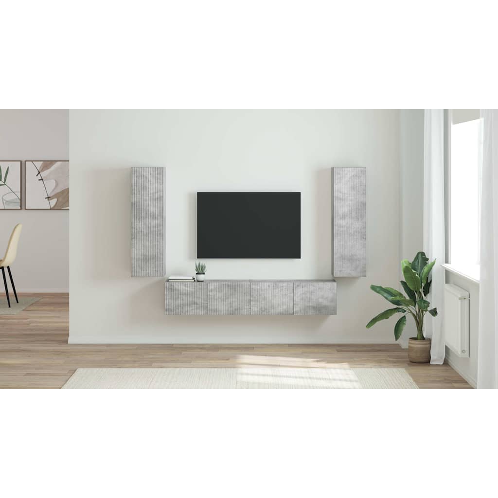 TV Wall Cabinet 2 pcs Concerte 30 x 31 x 100 cm Engineered Wood