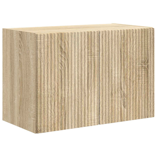 TV Wall Cabinet Sonoma Oak 59.5 x 31 x 40 cm Engineered Wood TV Wall Cabinet Sonoma Oak 59.5 x 31 x 40 cm Engineered Wood