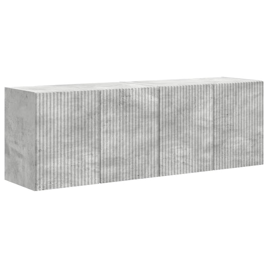 TV Wall Cabinet 2 pcs Concrete Grey 59.5 x 31 x 40 cm TV Wall Cabinet 2 pcs Concrete Grey 59.5 x 31 x 40 cm