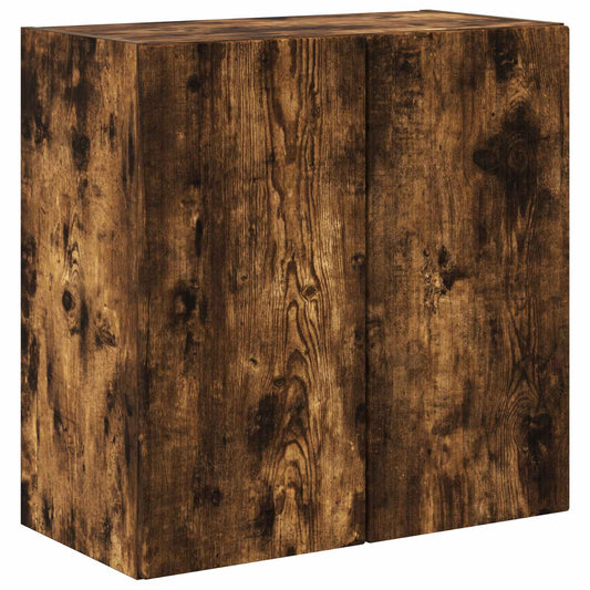 TV Wall Cabinet 59.5 x 31 x 60 cm Smoked Oak Engineered Wood TV Wall Cabinet 59.5 x 31 x 60 cm Smoked Oak Engineered Wood