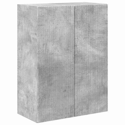 TV Wall Cabinet Concrete Grey 59.5 x 31 x 80 cm Engineered Wood TV Wall Cabinet Concrete Grey 59.5 x 31 x 80 cm Engineered Wood