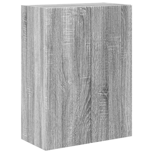 TV Wall Cabinet Grey Sonoma 59.5 x 31 x 80 cm Engineered Wood TV Wall Cabinet Grey Sonoma 59.5 x 31 x 80 cm Engineered Wood