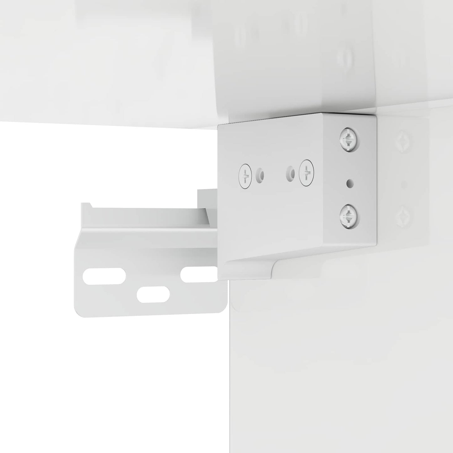 TV Wall Cabinet High Gloss White 59.5 x 31 x 100 cm