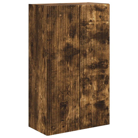 TV Wall Cabinet Smoked Oak 59.5 x 31 x 100 cm Engineered Wood TV Wall Cabinet Smoked Oak 59.5 x 31 x 100 cm Engineered Wood