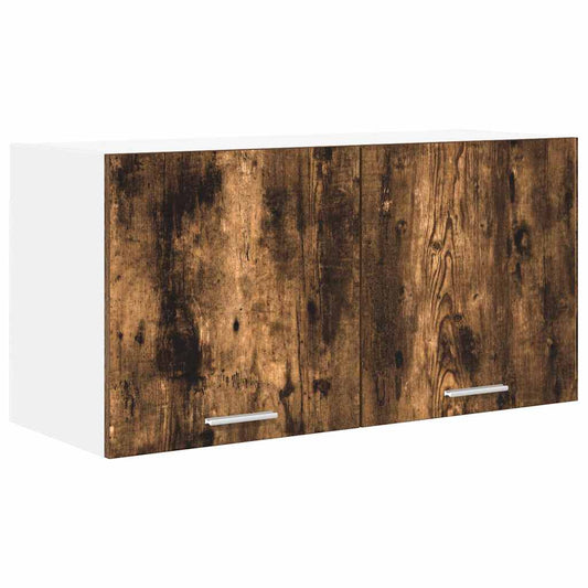 Hanging Cabinet Smoked Oak 80 x 31 x 40 cm Engineered Wood Hanging Cabinet Smoked Oak 80 x 31 x 40 cm Engineered Wood