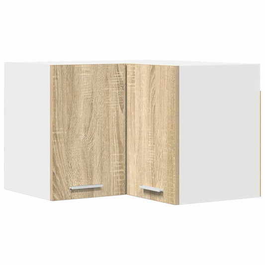 Hanging Cabinet Sonoma Oak and White 57 x 57 x 40 cm Hanging Cabinet Sonoma Oak and White 57 x 57 x 40 cm