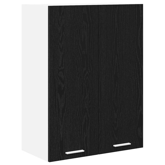 Hanging Cabinet Black Oak 60 x 31 x 80 cm Engineered Wood Hanging Cabinet Black Oak 60 x 31 x 80 cm Engineered Wood