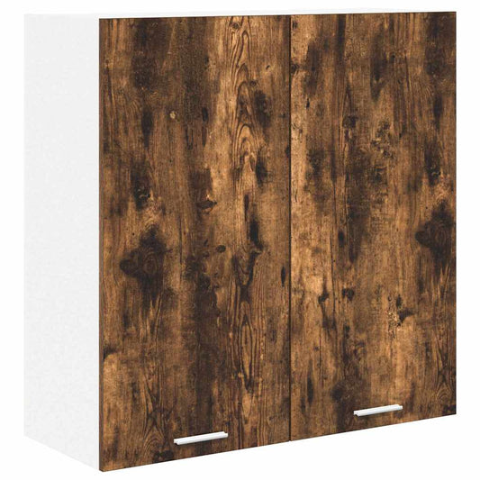 Hanging Cabinet Smoked Oak 80 x 31 x 80 cm Engineered Wood Hanging Cabinet Smoked Oak 80 x 31 x 80 cm Engineered Wood