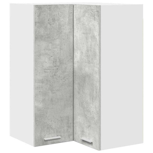 Hanging Cabinet Concrete Grey and White 57 x 57 x 80 cm Hanging Cabinet Concrete Grey and White 57 x 57 x 80 cm