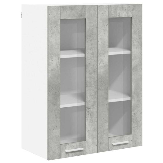 Hanging Cabinet Concrete Grey 60 x 31 x 80 cm Engineered Wood Hanging Cabinet Concrete Grey 60 x 31 x 80 cm Engineered Wood