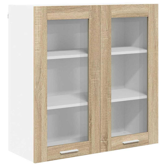 Hanging Cabinet Sonoma Oak 80 x 31 x 80 cm Engineered Wood Hanging Cabinet Sonoma Oak 80 x 31 x 80 cm Engineered Wood
