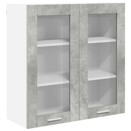 Hanging Cabinet Concrete Grey 80 x 31 x 80 cm Engineered Wood Hanging Cabinet Concrete Grey 80 x 31 x 80 cm Engineered Wood