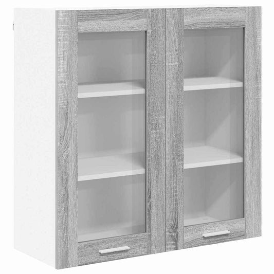 Hanging Cabinet Grey Sonoma 80 x 31 x 80 cm Engineered Wood Hanging Cabinet Grey Sonoma 80 x 31 x 80 cm Engineered Wood