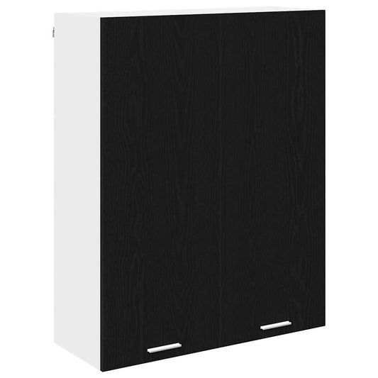 Hanging Cabinet Black Oak 80 x 31 x 100 cm Engineered Wood Hanging Cabinet Black Oak 80 x 31 x 100 cm Engineered Wood